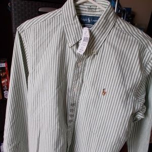 ralph lauren mens longsleeve shirt medium nwt
